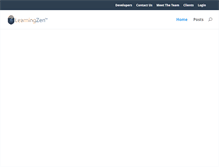 Tablet Screenshot of blog.learningzen.com